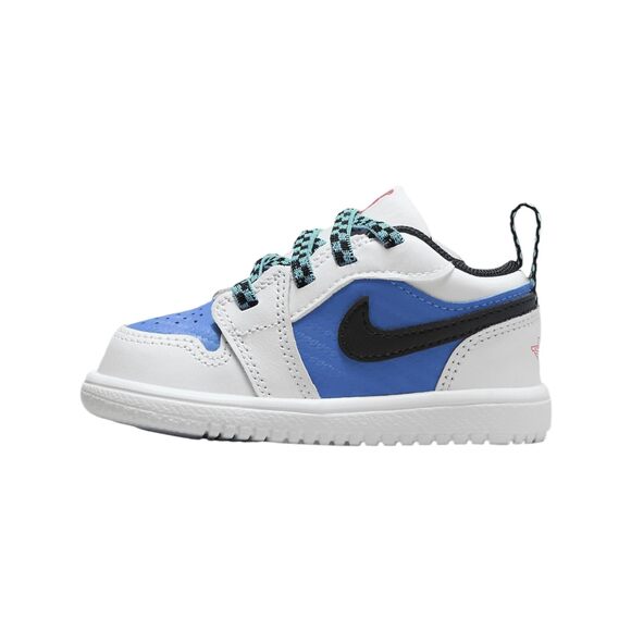 Jordan 1 Low Alt SE Baby/Toddler Shoes White/Hyper Royal/Hyper Jade/Black 9